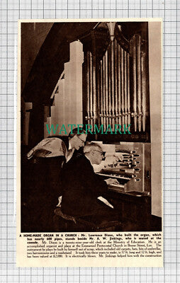 C2911) Mr Lawrence Dixon Emmanuel Pentecostal Church Lee Organ Jinkings - 1950