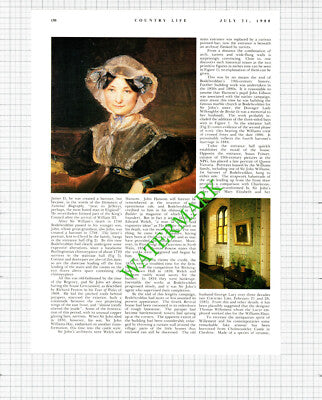 Bodelwydden Castle Clwyd Wales - 1988 Article