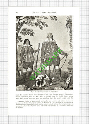 Dukes Of Coburg Hunting Duke Casimir WA Baillie-Grohman - 1898 Article