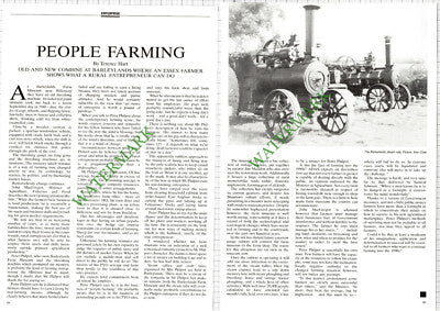 Barleylands Farm Museum Billericay Essex Peter Philpot -  1989 Article