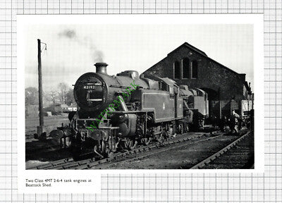 Beattock Shed Railway Engines - Cutting