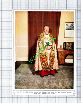 The Right Rev Dr Wand Bishop Of London  - 1953 Cutting
