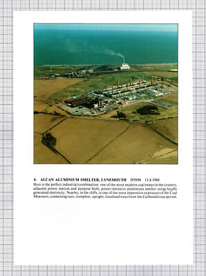 (8656) Alcan Aluminium Smelter Lynemouth Warkworth  Aerial View - 1980s