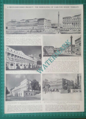 X665) Carlton House Terrace Foreign Office Louis de Soissons - 1951 Clip