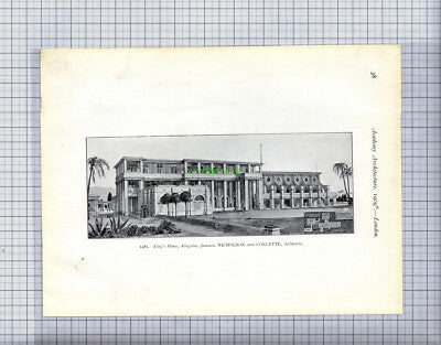 8508) Post Office Pretoria Leith Louw / King's House Kingston Jamaica - 1909
