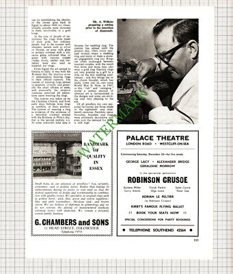 9858) Thompson Wilkins Jewellers Arthur Eric Westcliff On Sea Essex - 1967