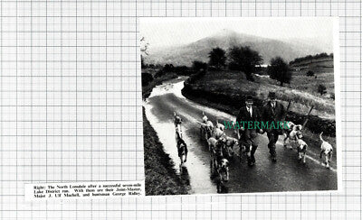 C5461) North Lonsdale Hunt Major J Ulf Machell George Ridley - 1972 Cutting