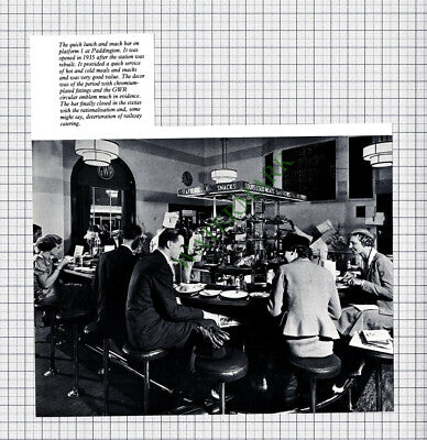 9447) Paddington Railway Station Snack Bar  - Cutting