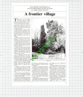 Roydon Essex - 1989 Article