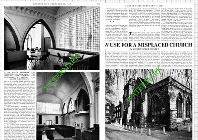 St Nicholas Church Rochester Kent  - 1967 Article / Print