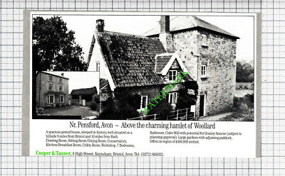 Chorleywood Hertfordshire / Woollard Pensford Avon Sale Advert -  1988 Cutting