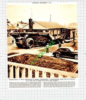 Valley Stream Long Island America Hartshorne House Mover - 1953 Cutting