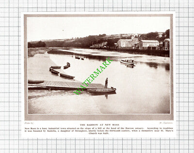 New Ross The Barrow  - 1920's Cutting