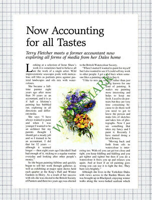 Irene Shaw Artist Yorkshire- 1996 Article