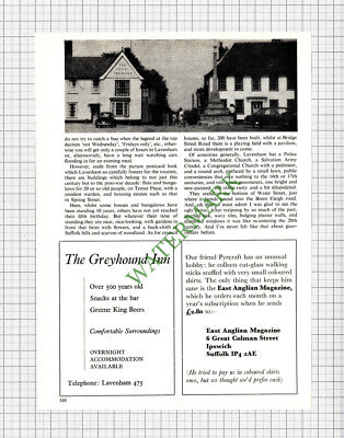9216) Lavenham Suffolk - 1972 Article