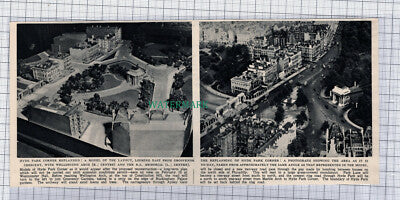 C776) Hyde Park Corner Reconstruction Model - 1951 Cutting