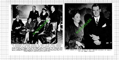 Princess Ragnhild of Norway Hr Erling Lorentzen - 1953 Cutting