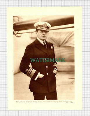 X1004) Sir David Beatty / Sir John Jellicoe World War One ~ c.1918 Cutting