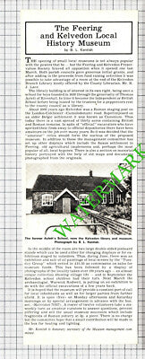 The Feering and Kelvedon Local History Museum Essex   - 1976  Cutting
