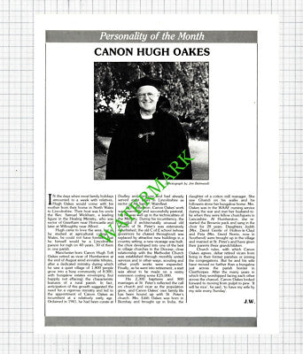 Canon Hugh Oakes Humberston Wainfleet Lincolnshire - 1984 Cutting