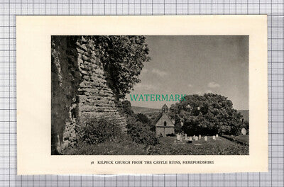 C5380) Kilpeck Church Herefordshire - 1938 Cutting