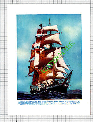JOSEPH CONRAD  Georg Stage Alan Villiers Ship   - 1930s Book Print
