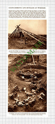 X707) Wykeham North Yorkshire Mr John W Moore Saxon Village - 1952 Cutting