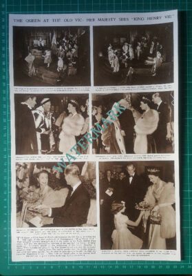 (X308) Old Vic Theatre Royal Visit Caroline Hugh Hunt Paul Rogers - 1953 Clip