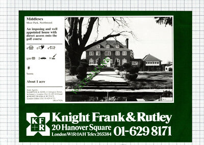 9521) Moor Park Northwood Middlesex - 1981 Cutting
