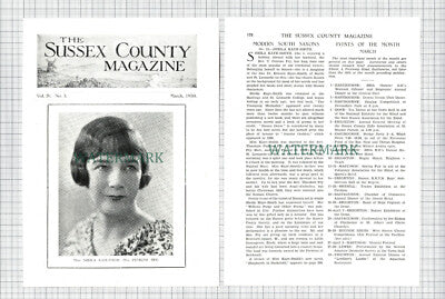 (8625) Miss Sheila Kaye-Smith Mrs Penrose Fry  - 1930 2-Part Cutting