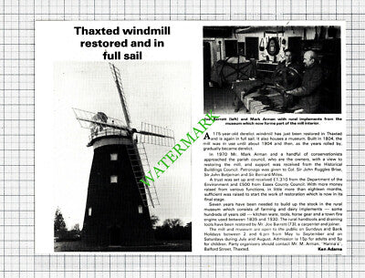 Thaxted Windmill Essex Joe Barrett Mark Arman  - 1979 Cutting