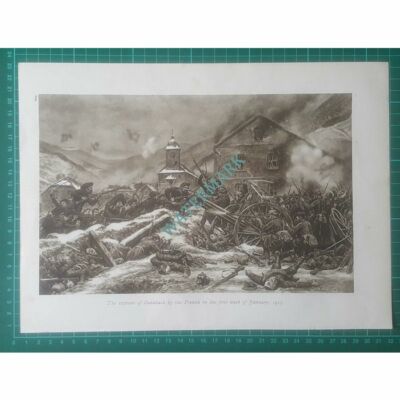 X774) The Capture of Steinbach January 1915 World War One - c.1919