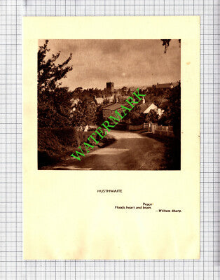 Merchant Adventurers Hall York / Husthwaite  - c.1930s Book Print