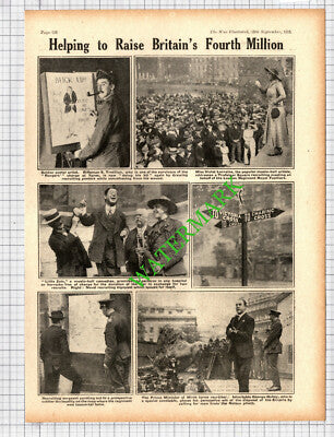 S Tresilian Violet Lorraine Little Zola Robey World War One WW1 - 1915 Cutting