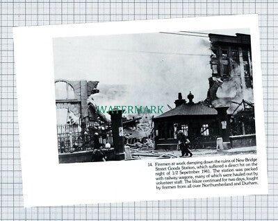 C4733) New Bridge Street Goods Station Newcastle Upon Tyne WW2 War - Cutting