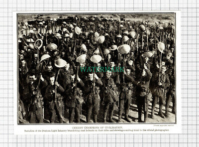 C5621) Durham Light Infantry World War One - c.1917 Clip