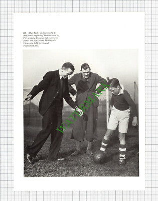 Matt Busby Liverpool Football Club Sam Langford Manchester City - Cutting