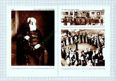9149) William Booth  Salvation Army General  -   c.1935 2-Part Cutting