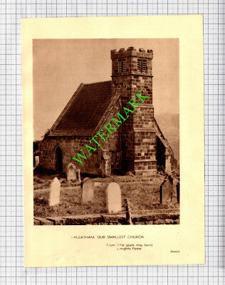 Runswick Bay / Upleatham Church  - c.1930s Book Print