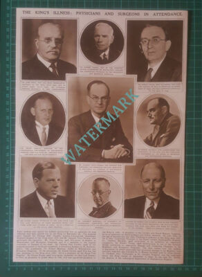 X687) King's Physicians Sir John Weir Machray Price-Thomas Kerley - 1951 Cutting
