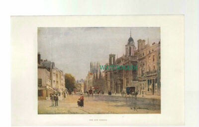 C4234) OXFORD The New Schools / Radcliffe Library Interior Book Print