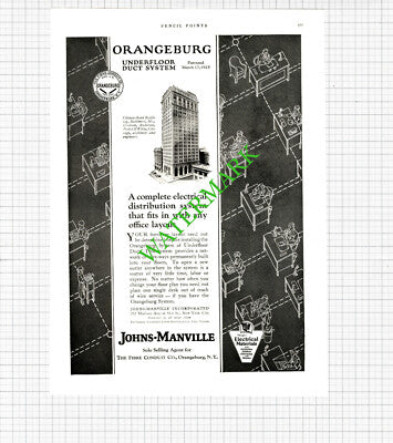 Johns-Manville Inc New York Citizens Bank Baltimore US Advert - 1926 Cutting