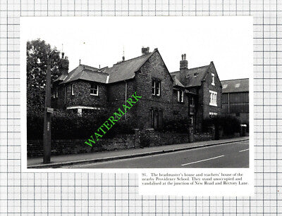 Guisborough Yorkshire Providence School Teachers House   - Small Cutting