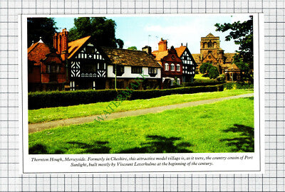 C4563) Thornton Hough Merseyside - 1980s Cutting