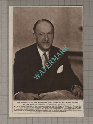C3601) Mr R A Butler Chancellor of the Exchequer First Budget - 1952 Clip