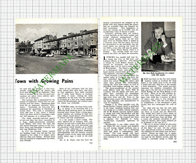 Leyburn Yorkshire Ralph Fawcett Eric Hall Thornber Slack  - 1962 Article