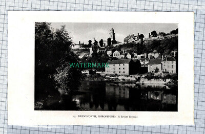 C4505) Bridgnorth Shropshire / Richmond Yorkshire - c.1939 Print