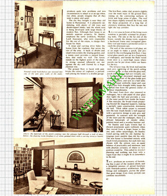 Sir Stanley Unwin House Hampstead Michael Lyell Associates  - 1962 Article