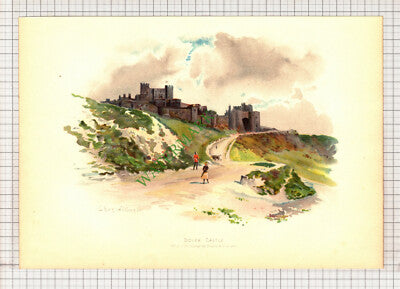 9864) Dover Castle   - c.1900 Print