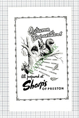 C3774) Sharp's Preston Advert - 1952 Cutting